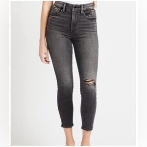 Good American black distressed skinny‎ jeans size 8/29